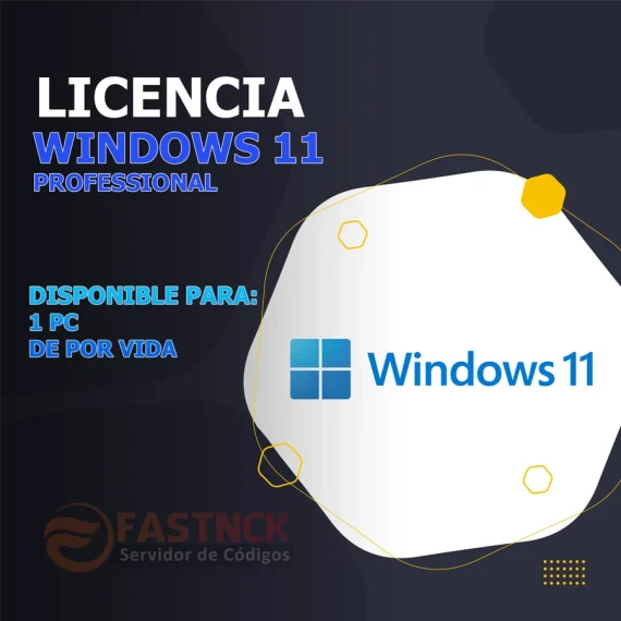 Licencia para Microsoft Windows 11 Pro